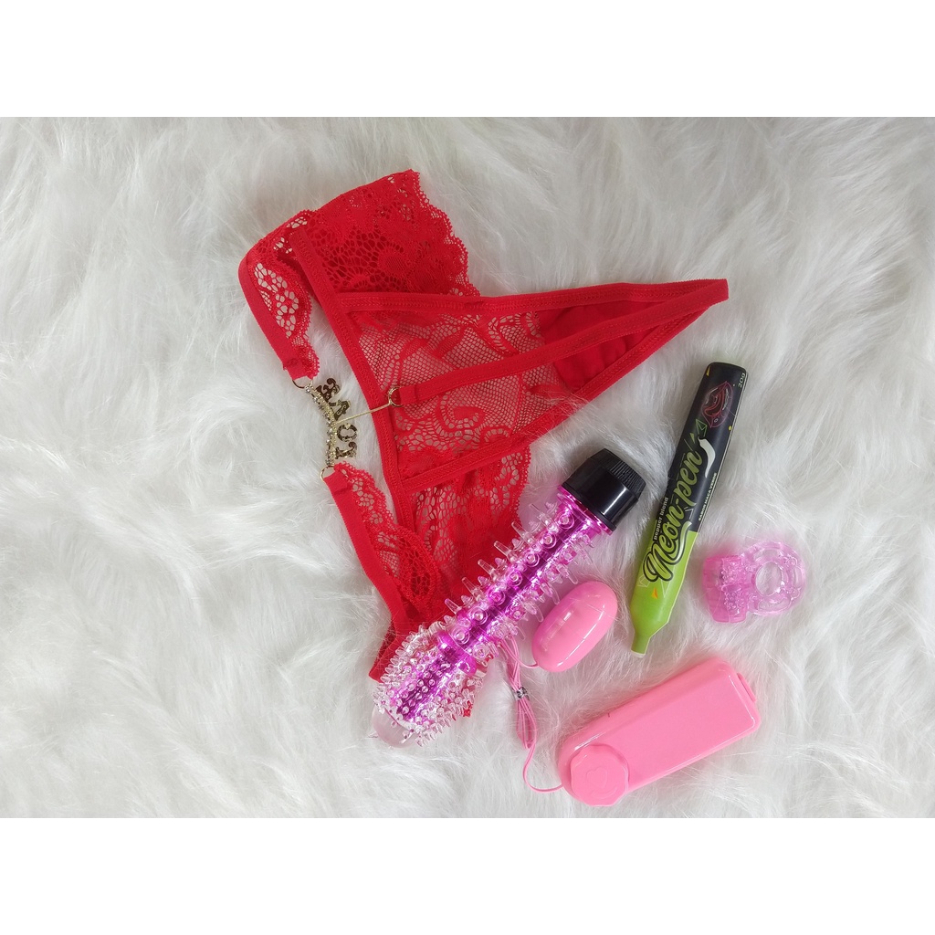 Kit Sex Shop Vibro Bullet Vibrador Translucido Caneta Comest Vel