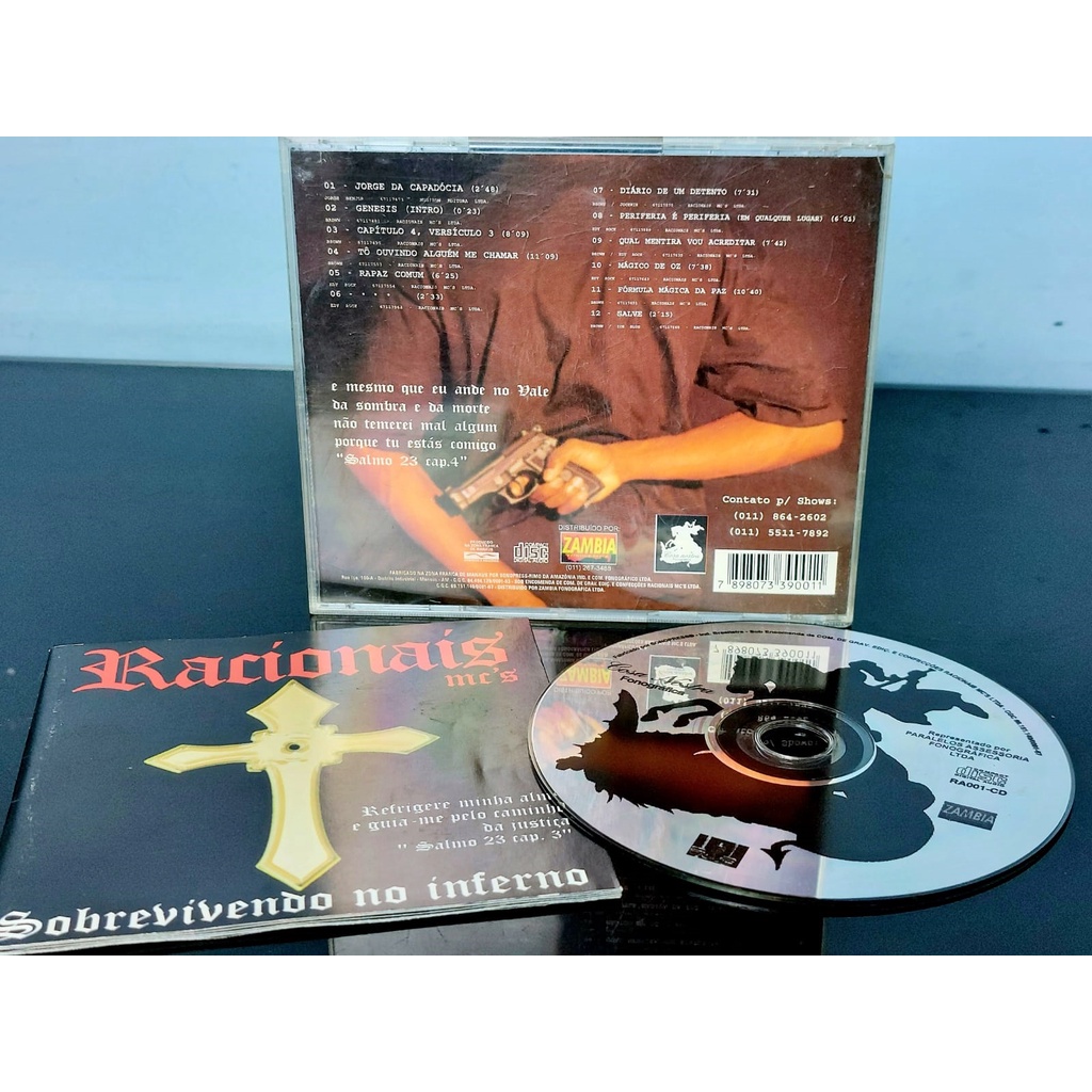 Cd Racionais Mc S Sobrevivendo No Inferno Compre Agora Shopee Brasil