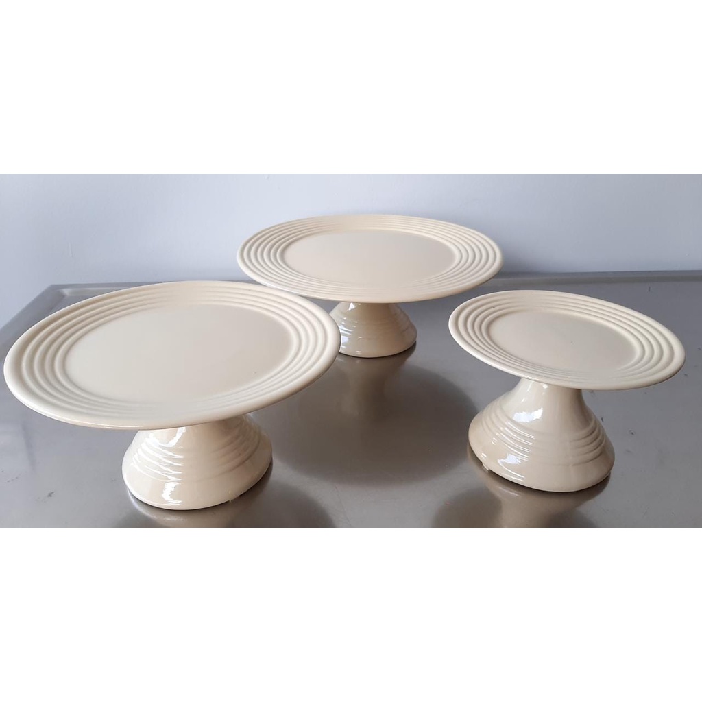 Trio De Boleira Romana Baixa Nude Shopee Brasil