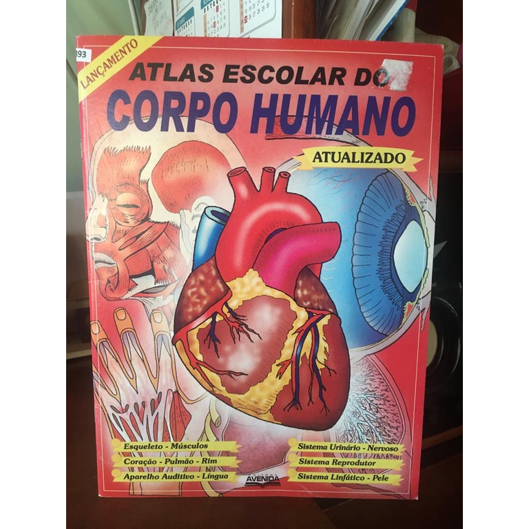 Livro Atlas Do Corpo Humano Editora Avenida Shopee Brasil