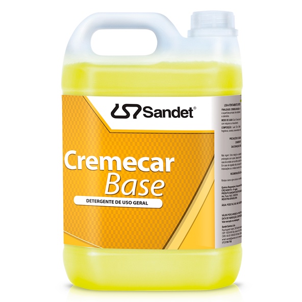 Detergente De Uso Geral Cremecar Base L Sandet Automotivo Shopee Brasil