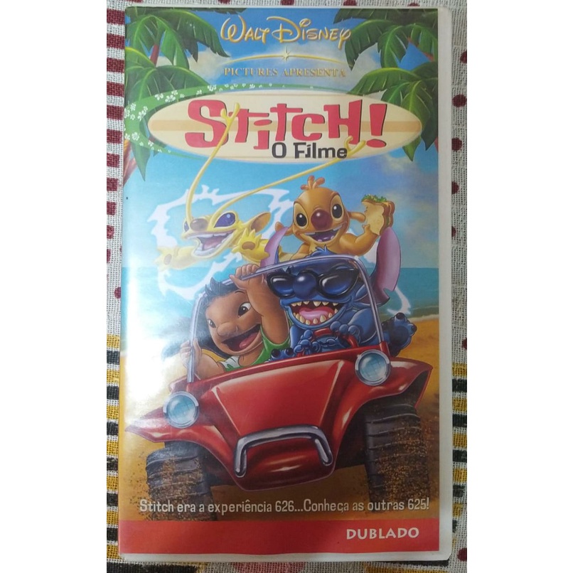 Fita Vhs Stitch O Filme Walt Disney Dublado Shopee Brasil