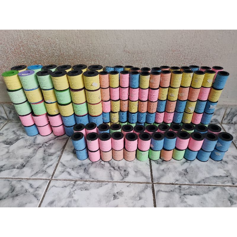 Linha De Pipa 100 Jardas Colorida Pacote 10 Unidades Shopee Brasil