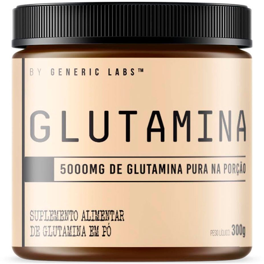 Glutamina 100 Pura Pote 300g Generic Labs 100 Original Shopee