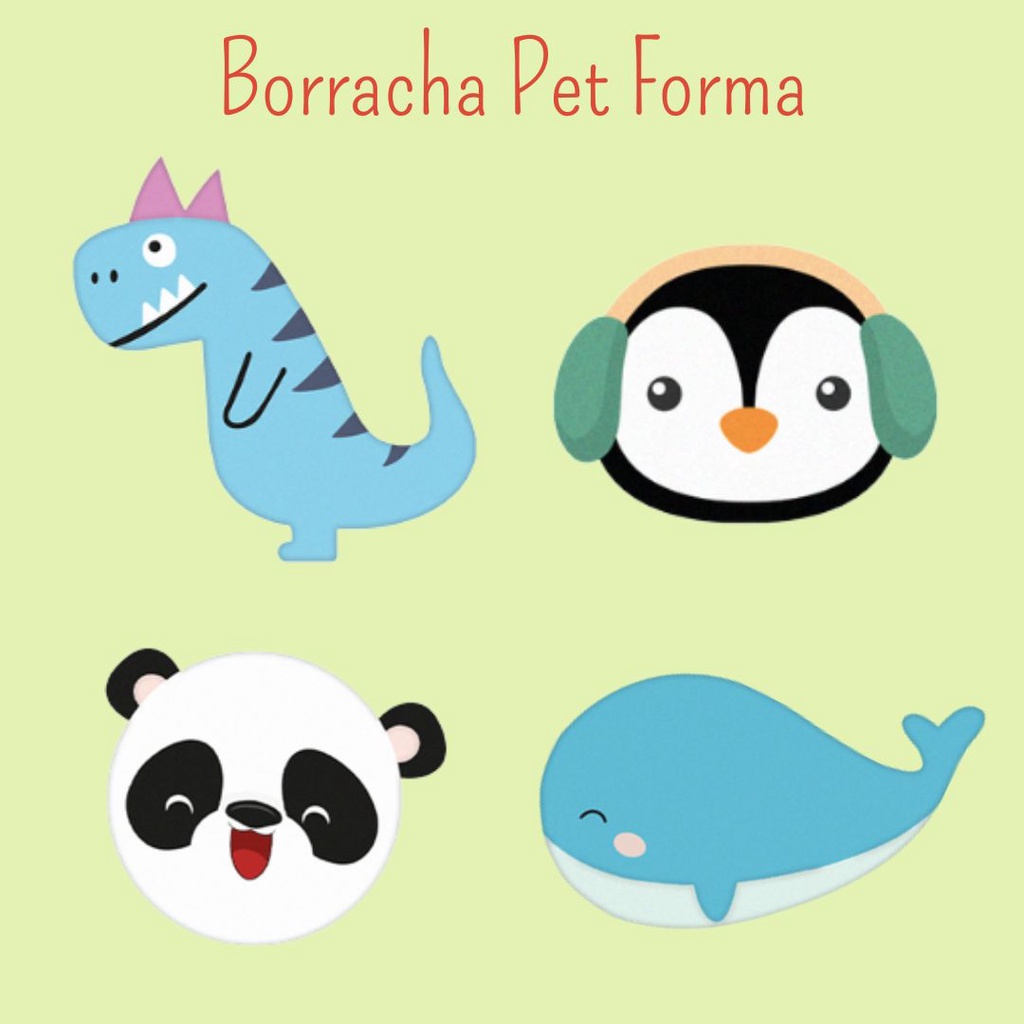 Borracha Pet Forma Leo Leo Baleia Dino Panda E Pinguim Shopee