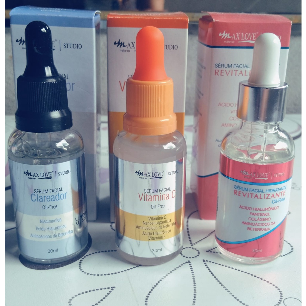 Kit S Rum Max Love Vitamina C Clareador Revitalizante Shopee Brasil