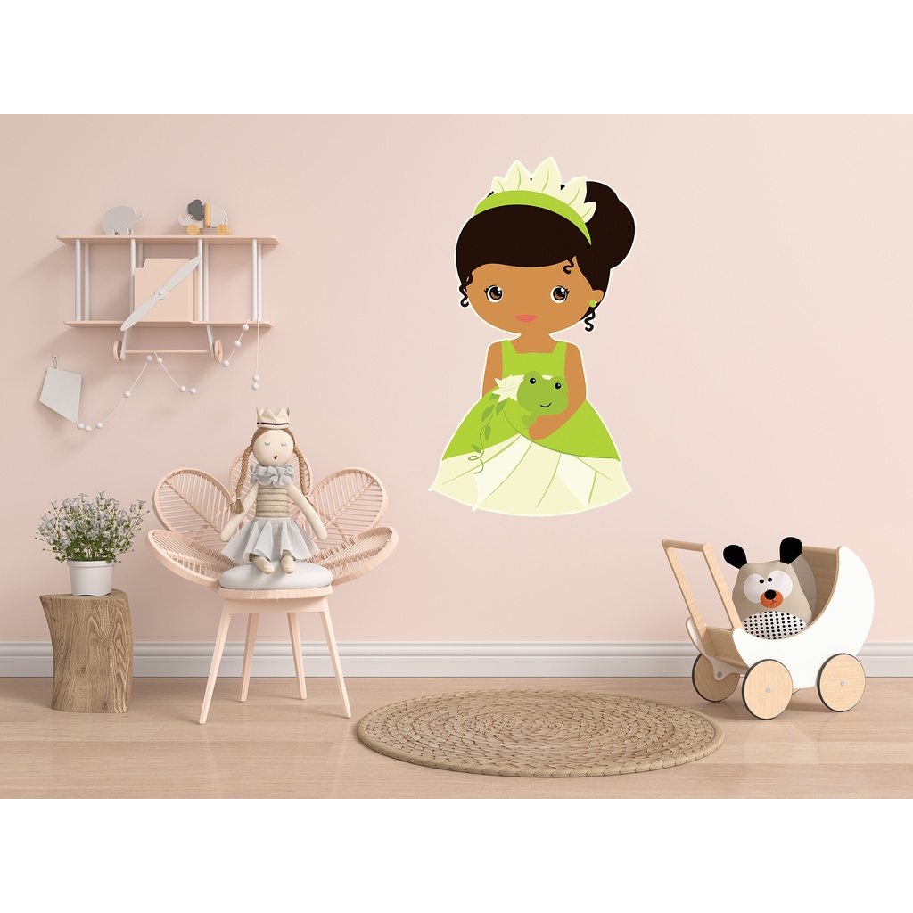 Adesivo De Parede Cute Tiana Mod Shopee Brasil