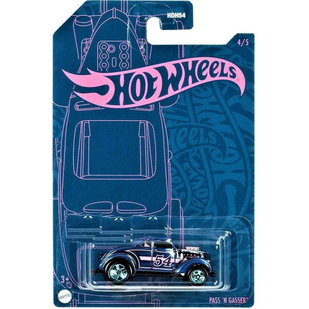 Hot Wheels Pearl And Chrome Anos Pass N Gasser Shopee Brasil