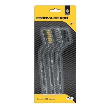 Kit Limpeza Pesada 3 Escovas Cerdas Aço Shopee Brasil