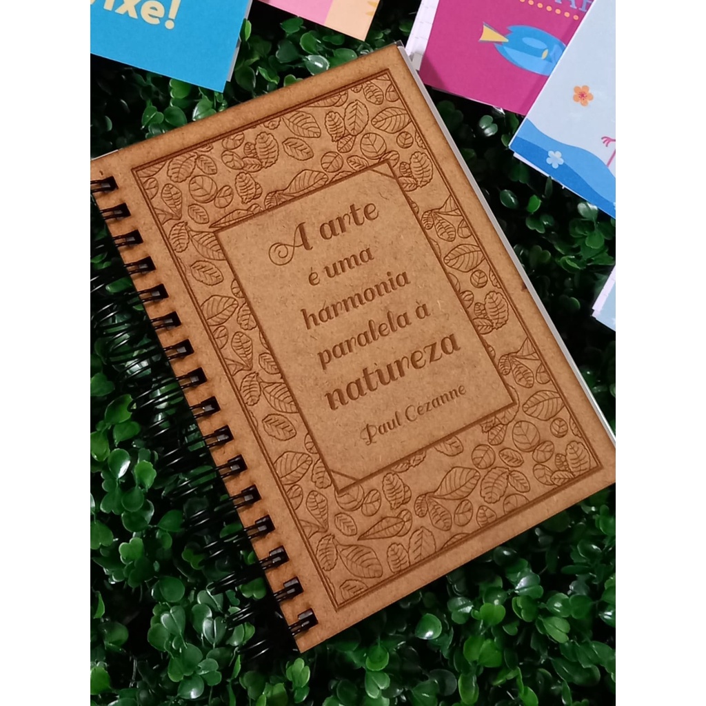 Planner 2023 Capa MDF Shopee Brasil