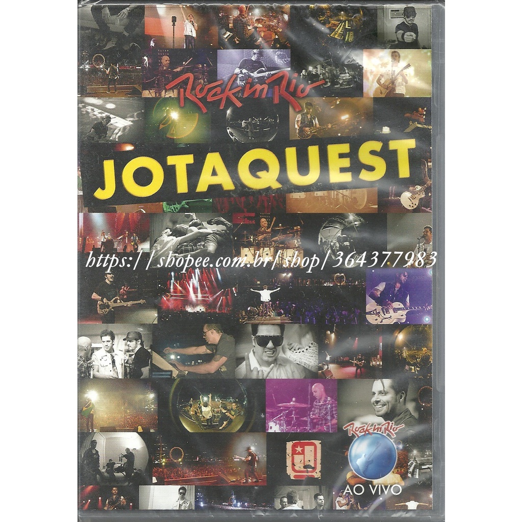 DVD Jota Quest Ao Vivo Rock In Rio Shopee Brasil