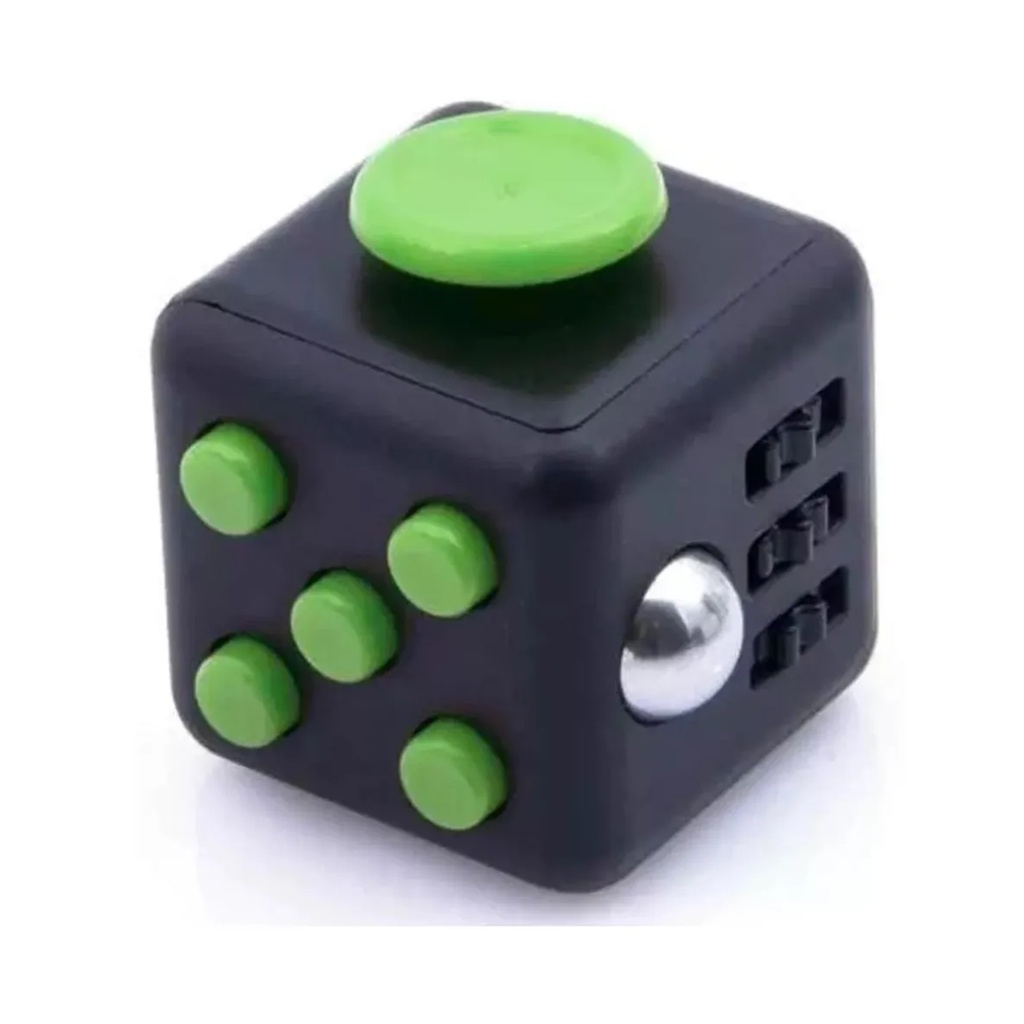 Fidget Cubo Ansiedade Cube Anti Estresse Dedo Apertar Paz Tranquilidade