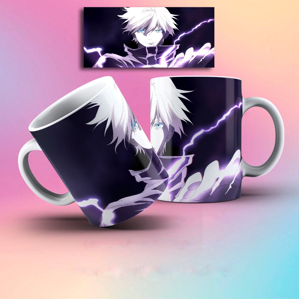 Caneca Jujutsu Kaisen Satoru Gojo Presente Shopee Brasil