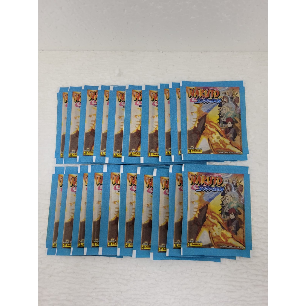 40 Envelopes Naruto Shippuden 200 Figurinhas Novo Lacrado Shopee