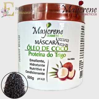 Kit Cabelo Afro Kit Oleo De Coco Maycrene Shamp Cond Masc Ativador De