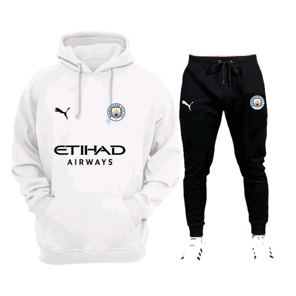 Conjunto De Moletom Manchester City 2023 Blusa De Modelo Canguru De