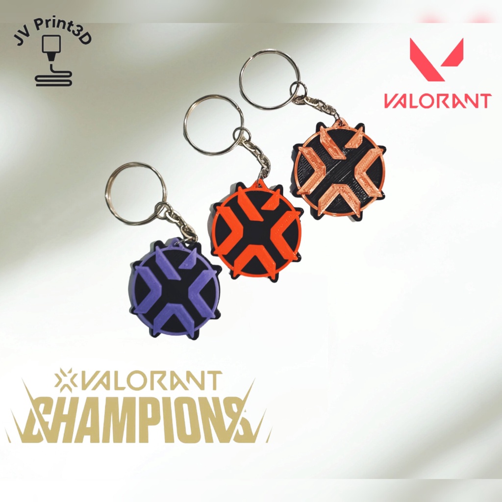 Chaveiro Valorant Champions 3D Game Riot FPS Shopee Brasil