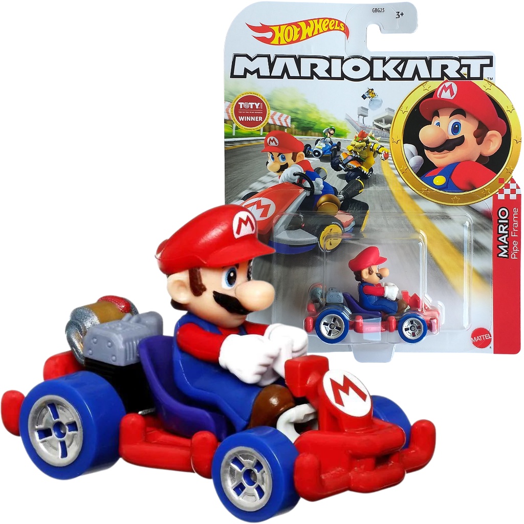 Hot Wheels Mario Kart Carrinhos Escala Brinquedo Do Mario Anos