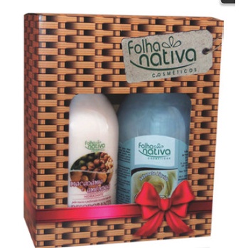 Kit Folha Nativa Sab Liquido White 500ml Loção Hidratante Macadamia