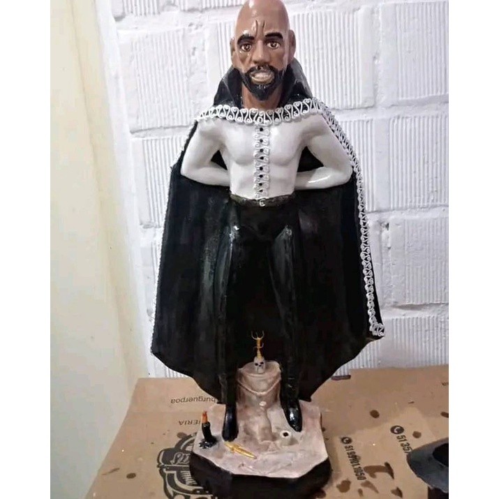 Imagem religiosa personalizada exu Marabo 40Cm escultura decoração