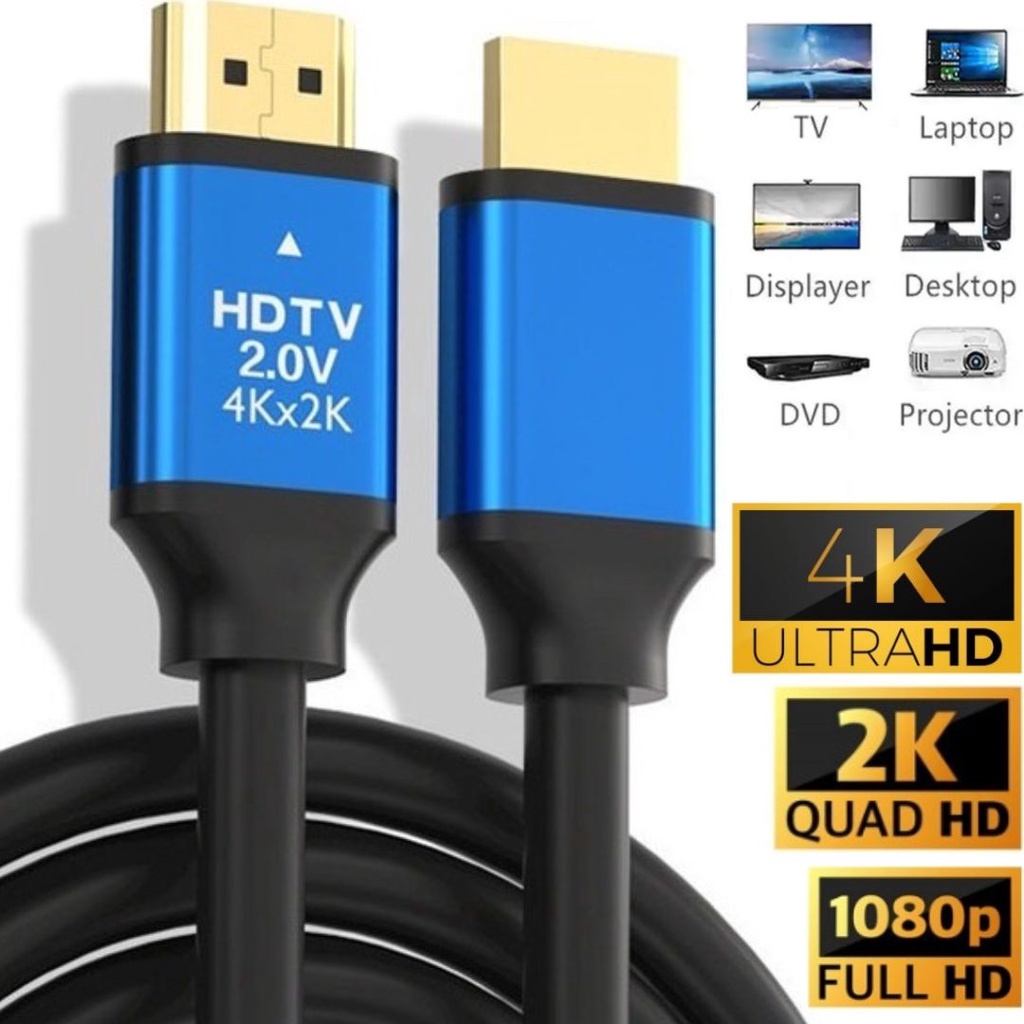 Cabo Hdmi Metros K K Ultra Hd P D Dourado Alta Qualidade