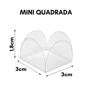 Forminhas Acetato Transparente Para Brigadeiros Doces Finos C