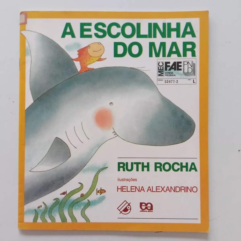 Livro Escolinha Do Mar Ruth Rocha Shopee Brasil