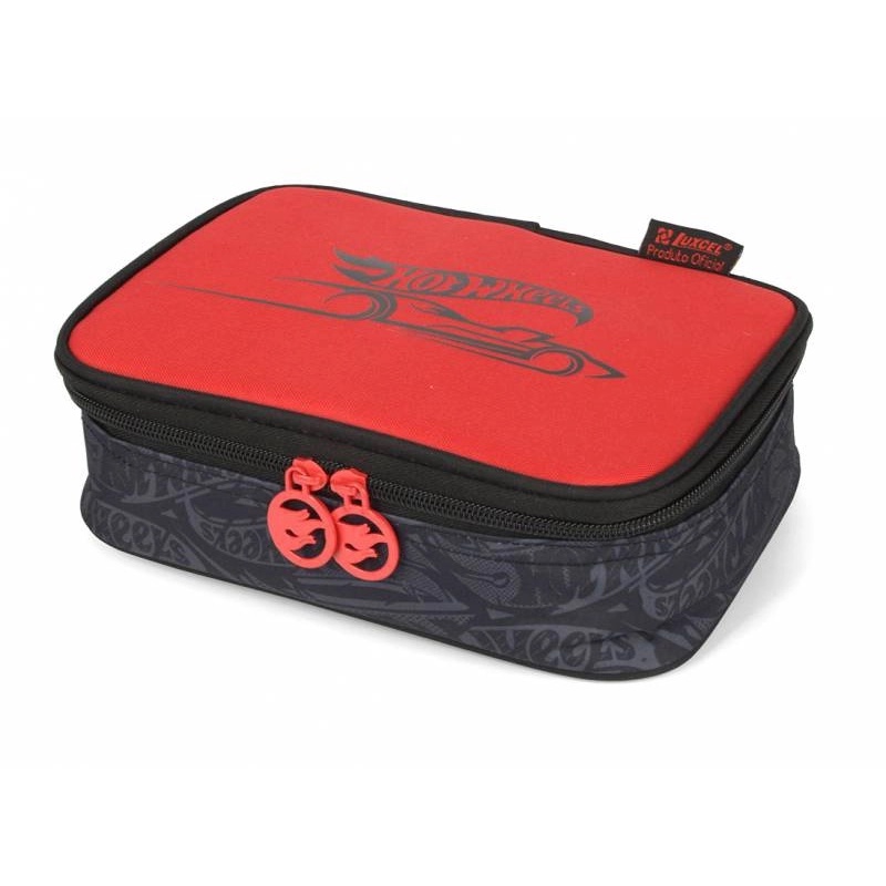 Estojo Escolar Grande Organizador Box 100 Pens Hot Wheels Shopee Brasil