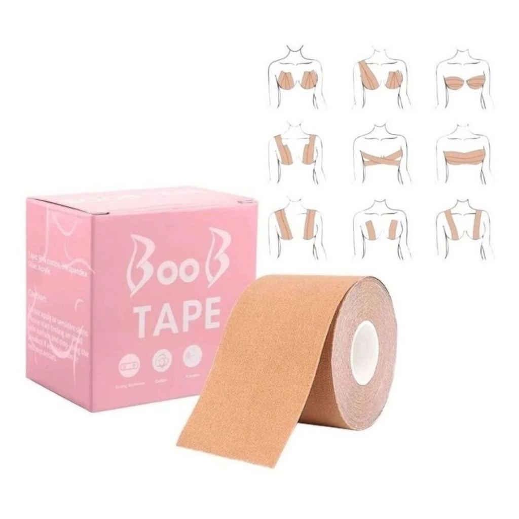 Fita Sutiã Levanta Seios Peito Adesivo Discreto Boob Tape Up Shopee