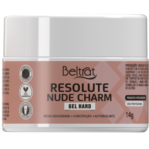 Gel Hard Resolute Nude Charm Beltrat 14g Shopee Brasil