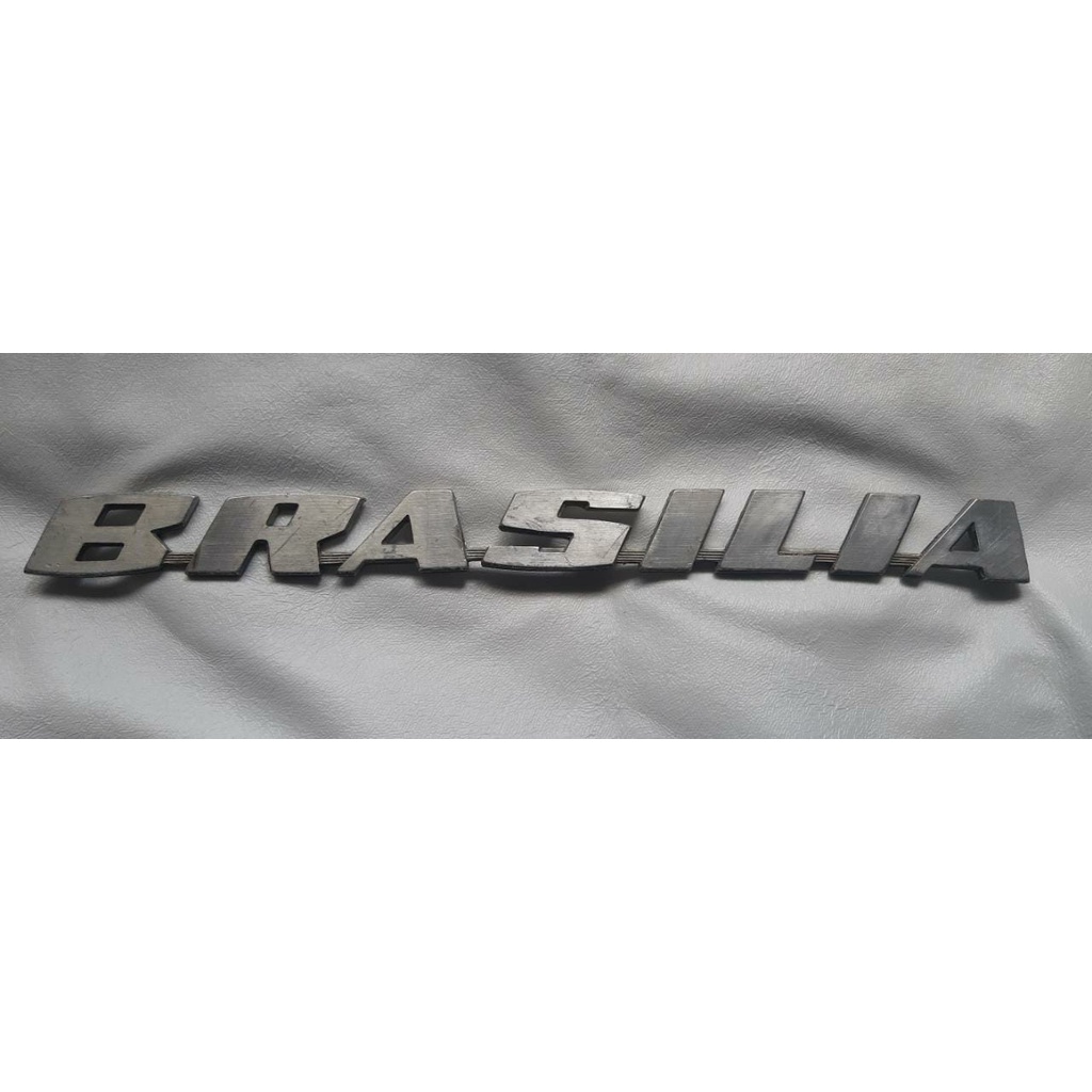 Emblema Simbolo Traseiro Vw Brasilia Original Usado Shopee Brasil