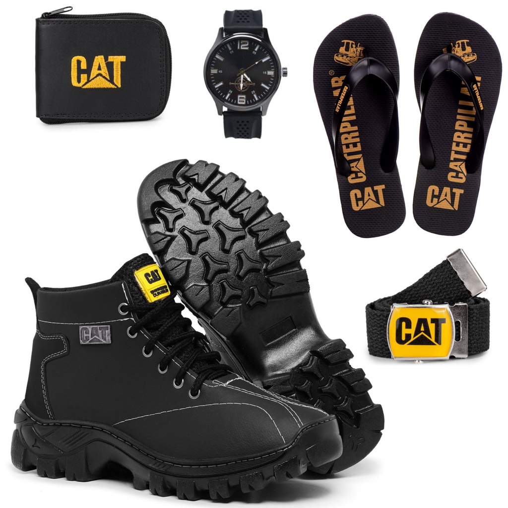 Bota Coturno Masculina Caterpillar Adventure Kit Shopee Brasil