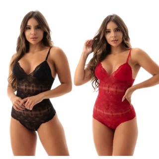 Kit 2 Body Rendado Aro Sem Bojo Lingerie Body Feminino Sem