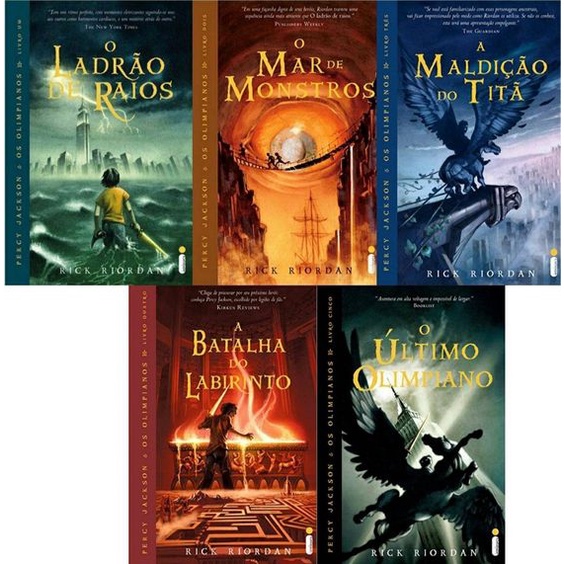 Saga Percy Jackson Shopee Brasil