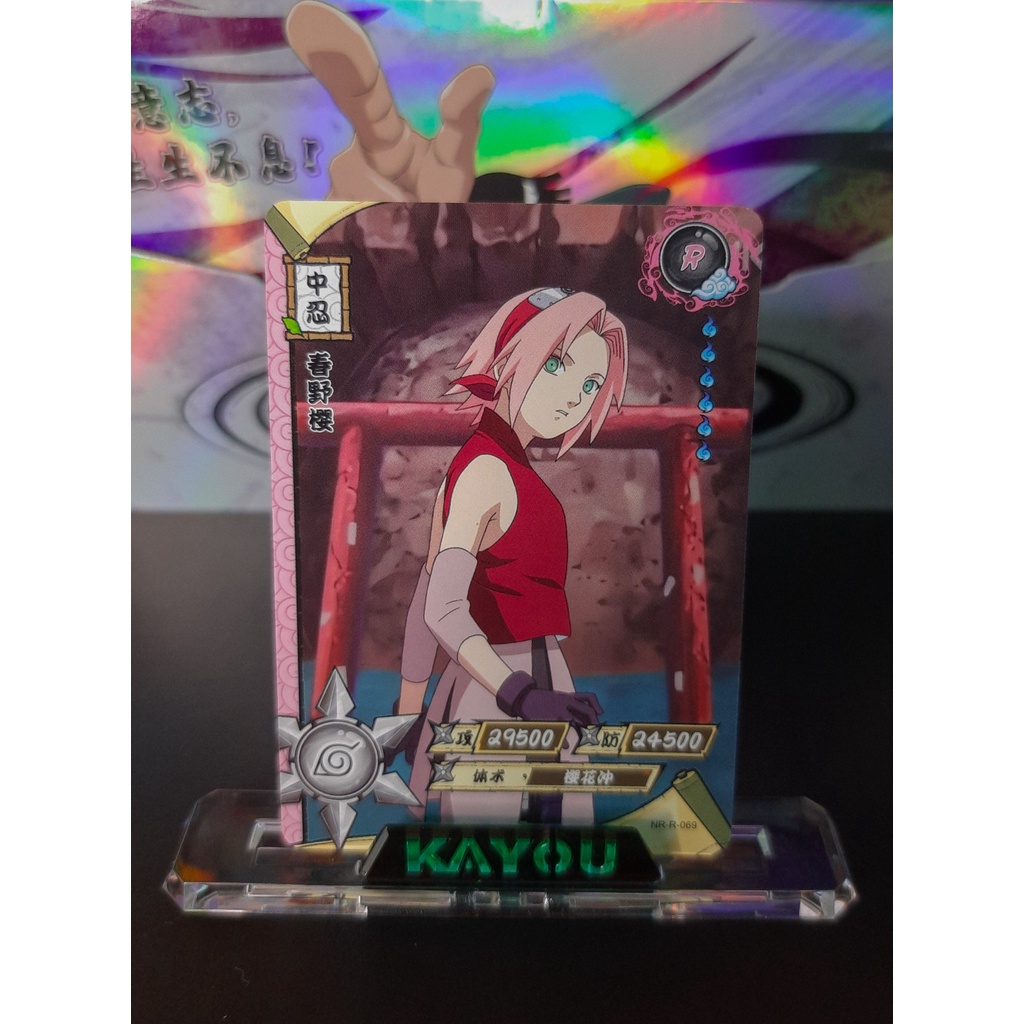 Carta Figurinha Naruto Oficial Importado Sakura Haruno Nr R