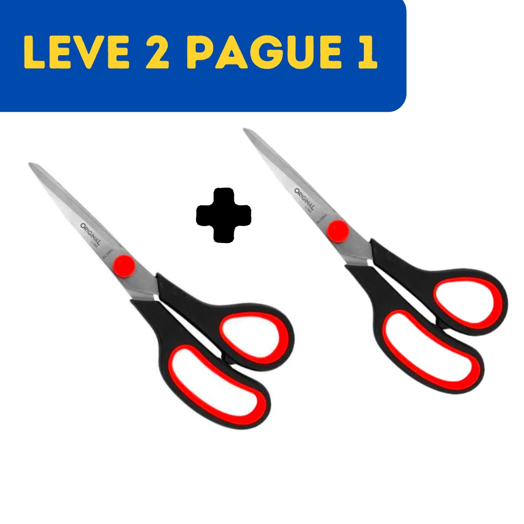 Leve Pague Tesoura Multiuso De Inox Ergonomica Basic Polegadas