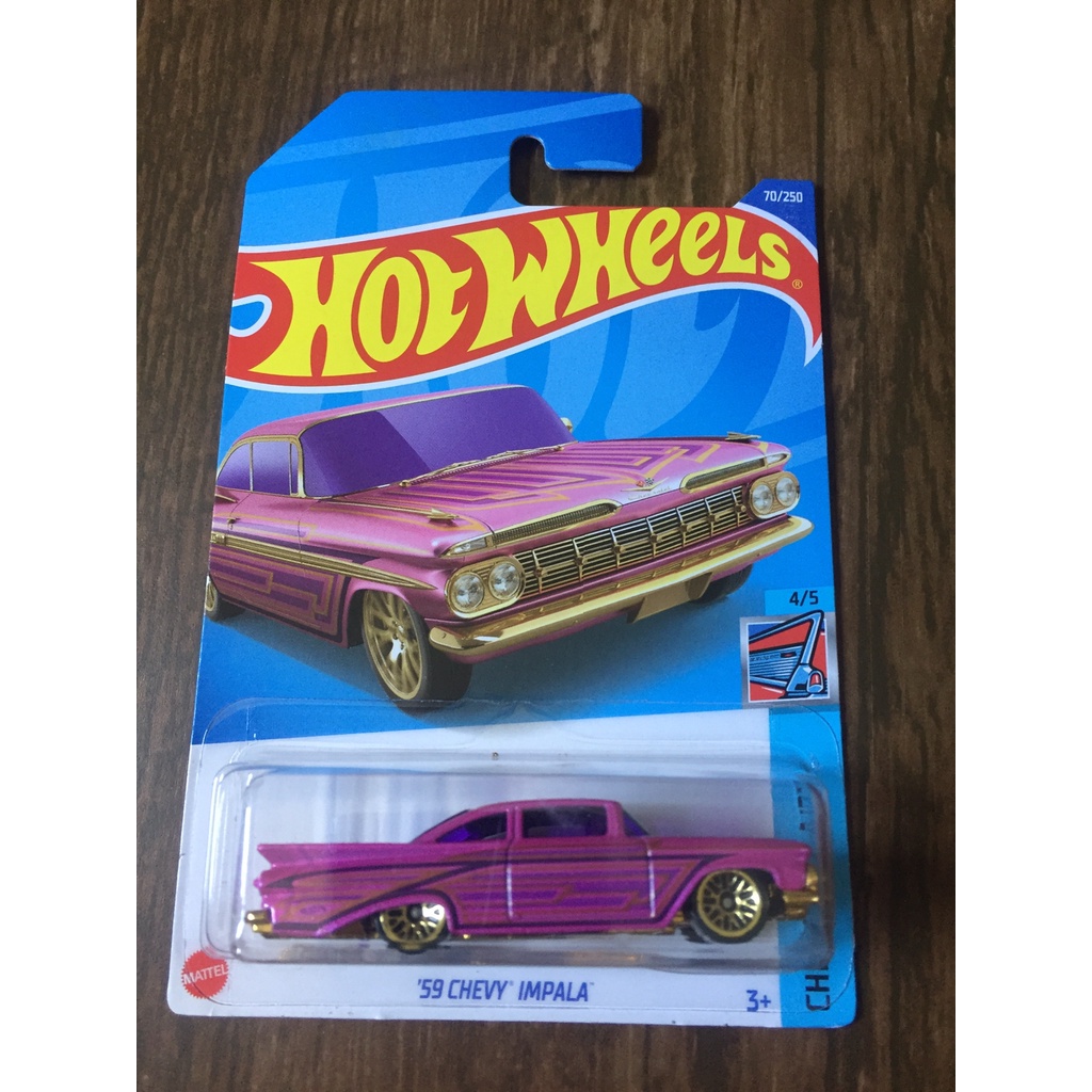 Hot Wheels Chevy Impala Rosa Lacrado Shopee Brasil