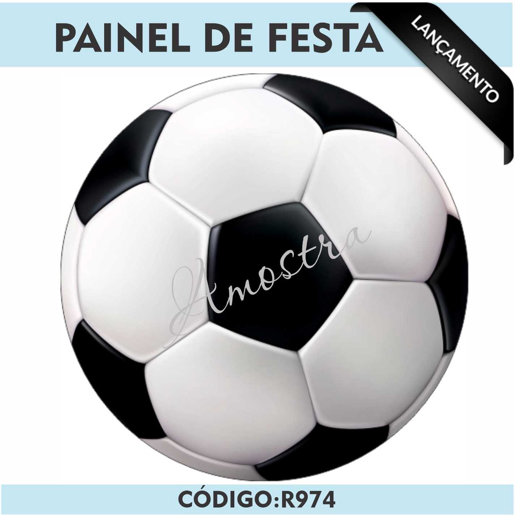 Painel Redondo Festa Diâmetro 150 Tema TIMES E FUTEBOL Shopee Brasil