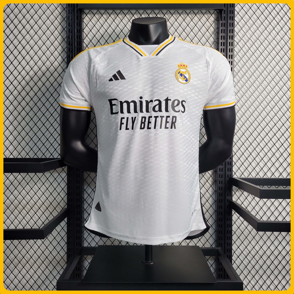 Camisa De Time Tailandesa Futebol Player Home Branca Shopee Brasil