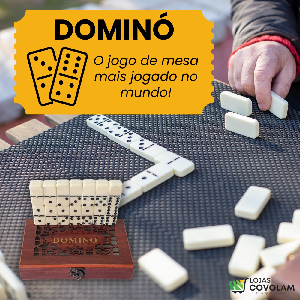 Jogo De Domin Profissional Pe As Caixa Luxo De Madeira Shopee Brasil