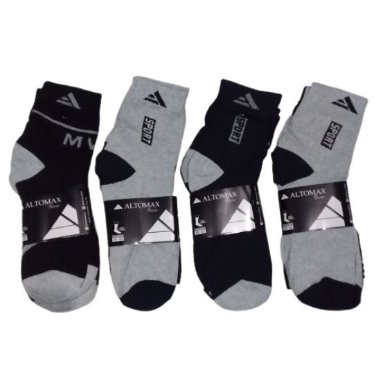 Kit 12 Ou 6 Pares De Meias Masculina Cano Longo Adulto Altomax Shopee