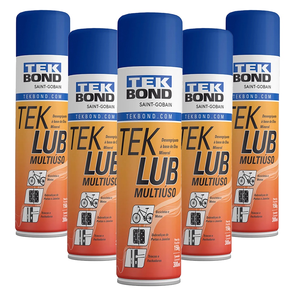 Kit Unidades Desengripante Anti Corrosivo Spray Ml Tek Lub