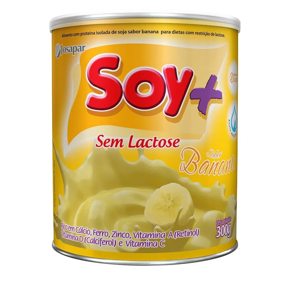 Suprasoy Soy Banana Sem Lactose 300G Supra Soy Shopee Brasil