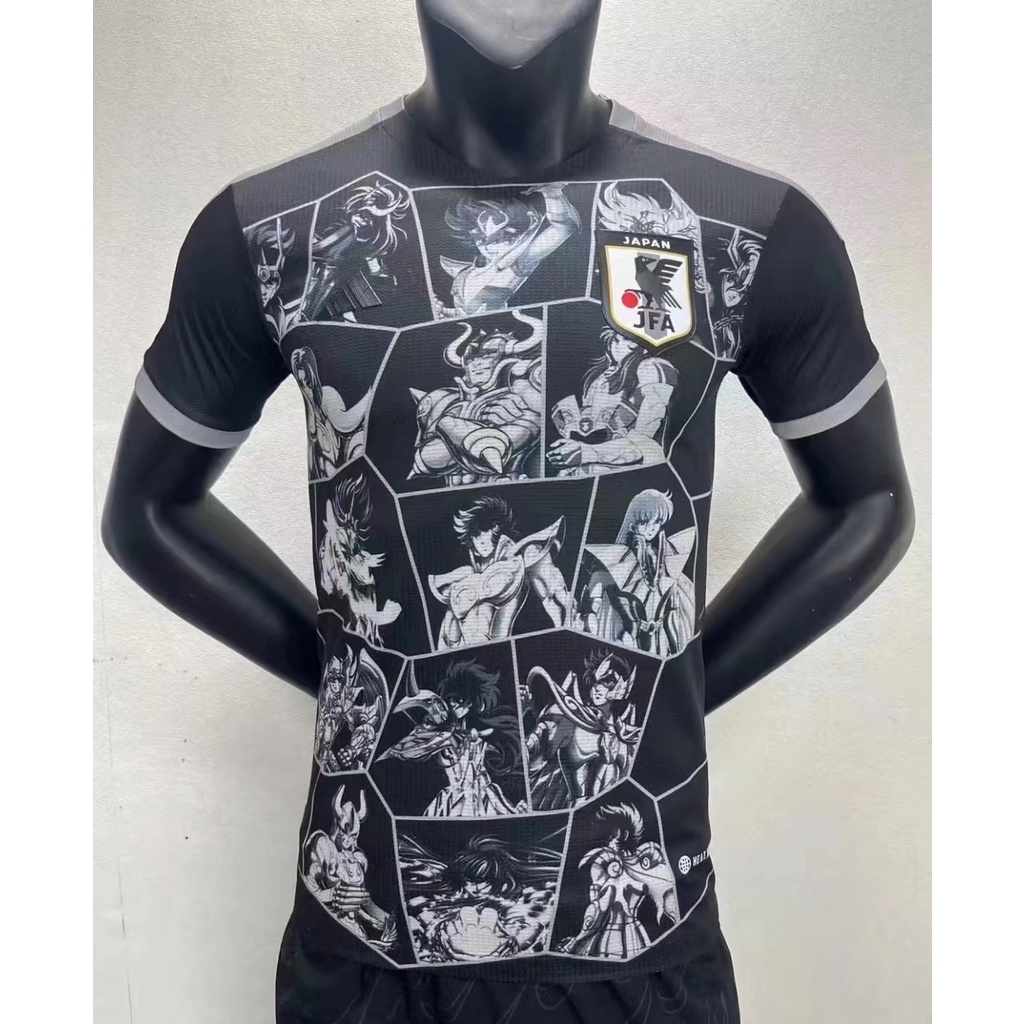 Jogador Edi O Camiseta Jersey De Futebol Anime Preto Escorrega