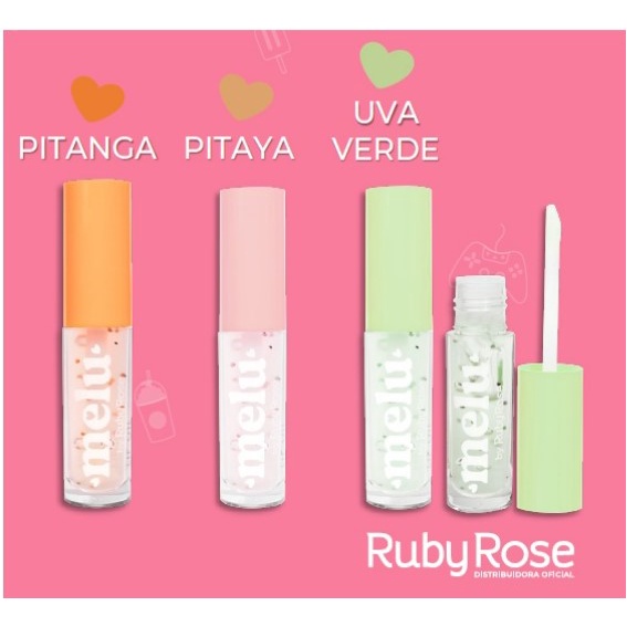 Lip Oil Vegano Melu By Ruby Rose RR 7300 Shopee Brasil