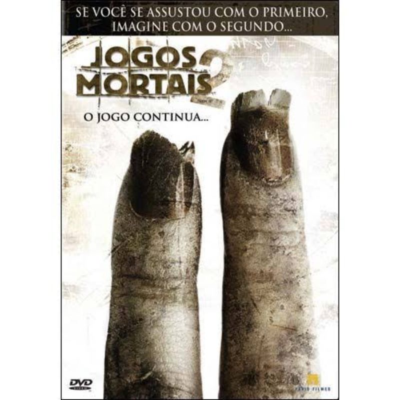 DVD Saga Jogos Mortais II 2 Se Você Se Assustou O Primeiro