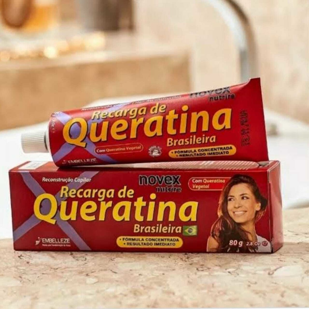 Recarga De Queratina 80g Novex Shopee Brasil