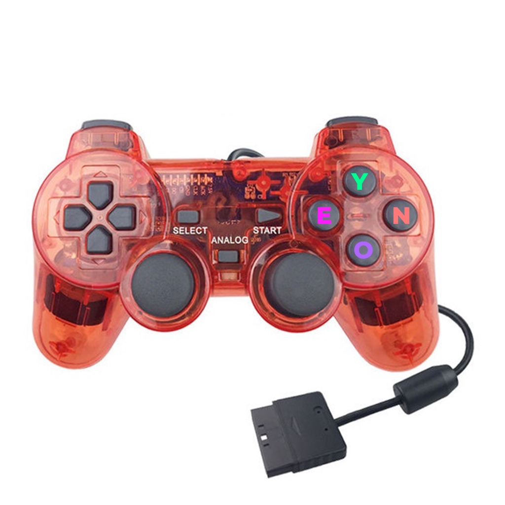 Controle Joystick Para Playstation 2 Preto Analógico Ps2 Shopee Brasil