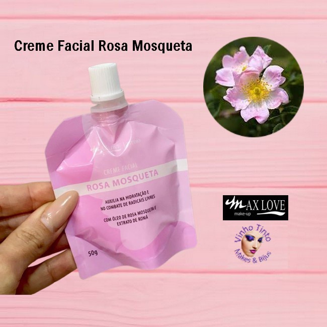 Creme Facial Rosa Mosqueta Max Love Shopee Brasil