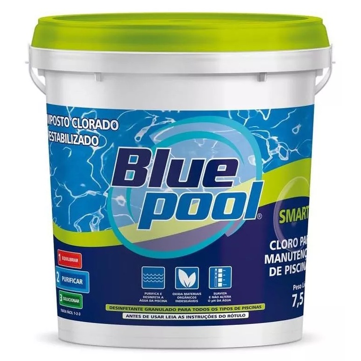 Balde De Cloro Piscina Smart Bluepool By Fluidra Kg Granulado